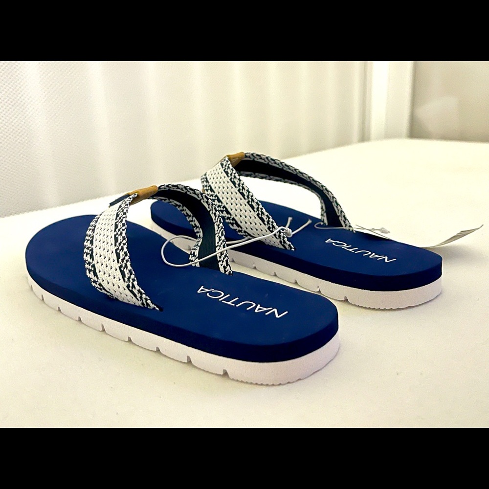 Nautica flip flops!